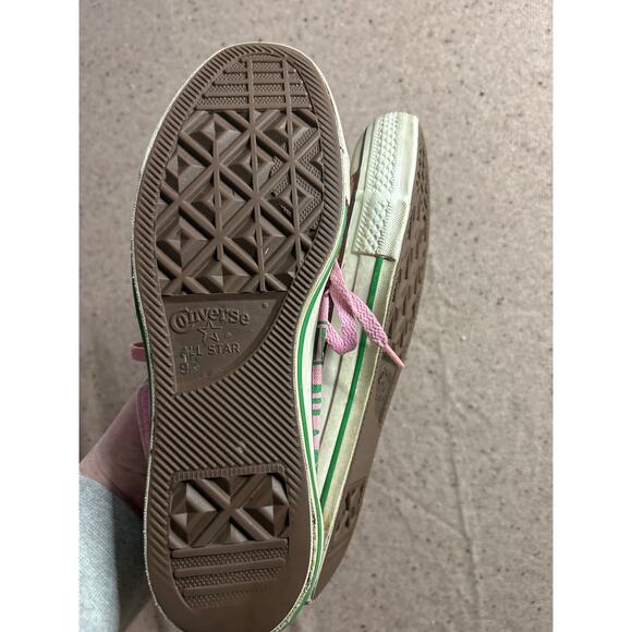 Pink Converse All Star High Tops Logo Print M9 W11 Y2K Skate Streetwear - Picture 4 of 7